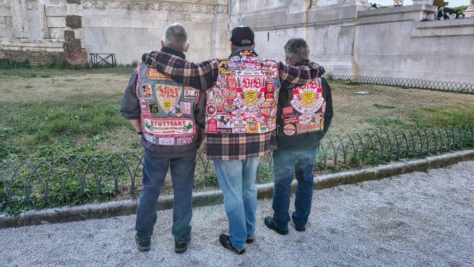 Erich, Matz und Dieter in Rom
